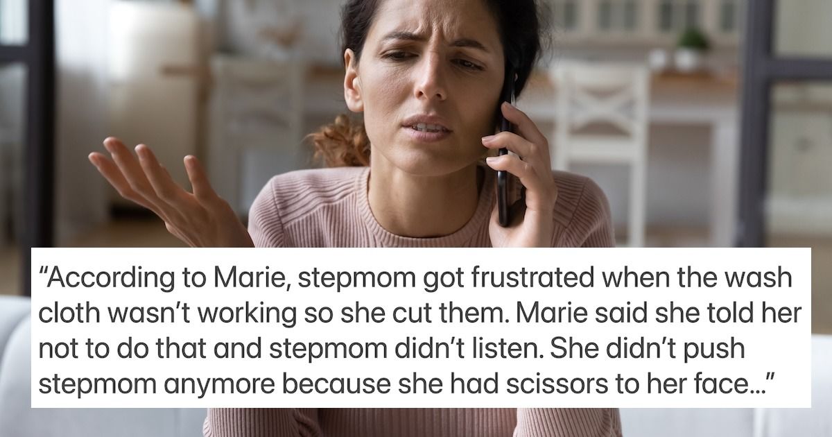 'AITA for cu***ng my family off after my stepmom cut my daughter's eyelashes?'
