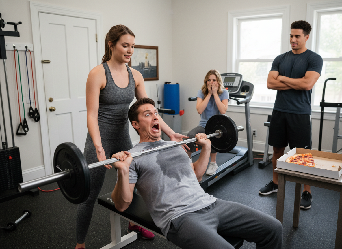 AITA for saying "I don't want to d*e" when a girl said she could spot me?