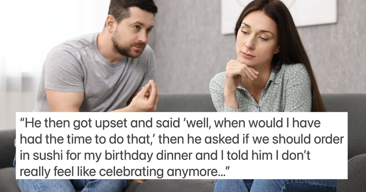 'WIBTA if I rejected my husband's attempt to fix my birthday?' UPDATED