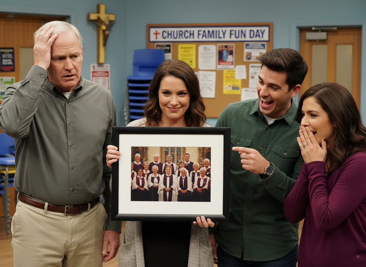 AITA for purposefully changing the picture submitted to my dad's church to include me?