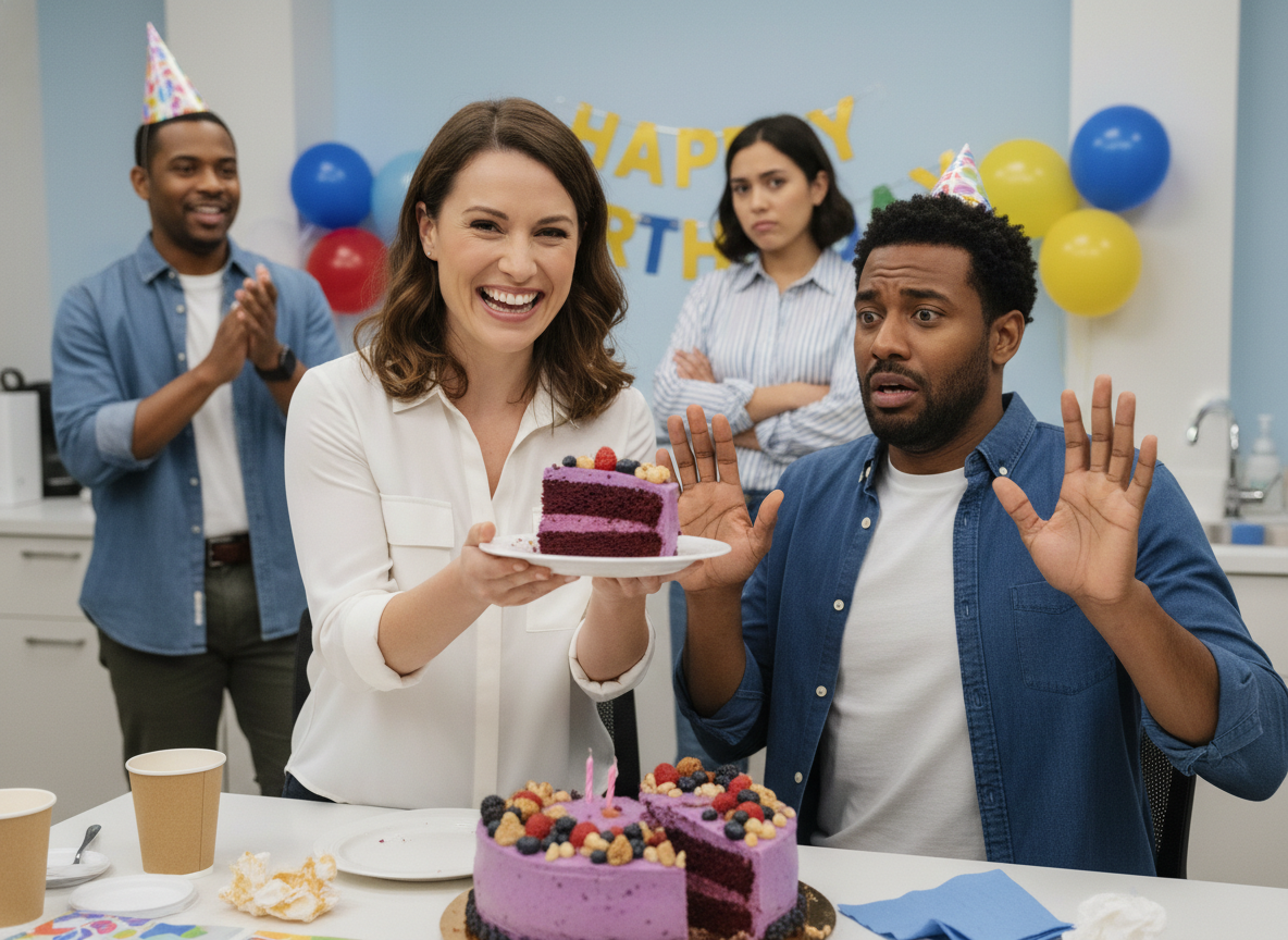 AITA for refusing to eat from my colleague's vegan birthday cake?