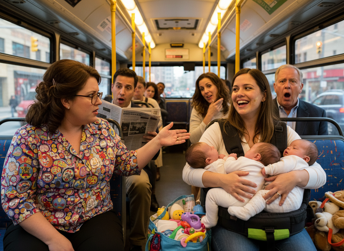 AITA For calling out a baby crazy woman on the bus?