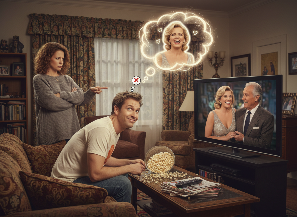 AITA for telling my husband to stop drooling over his bosses wife?