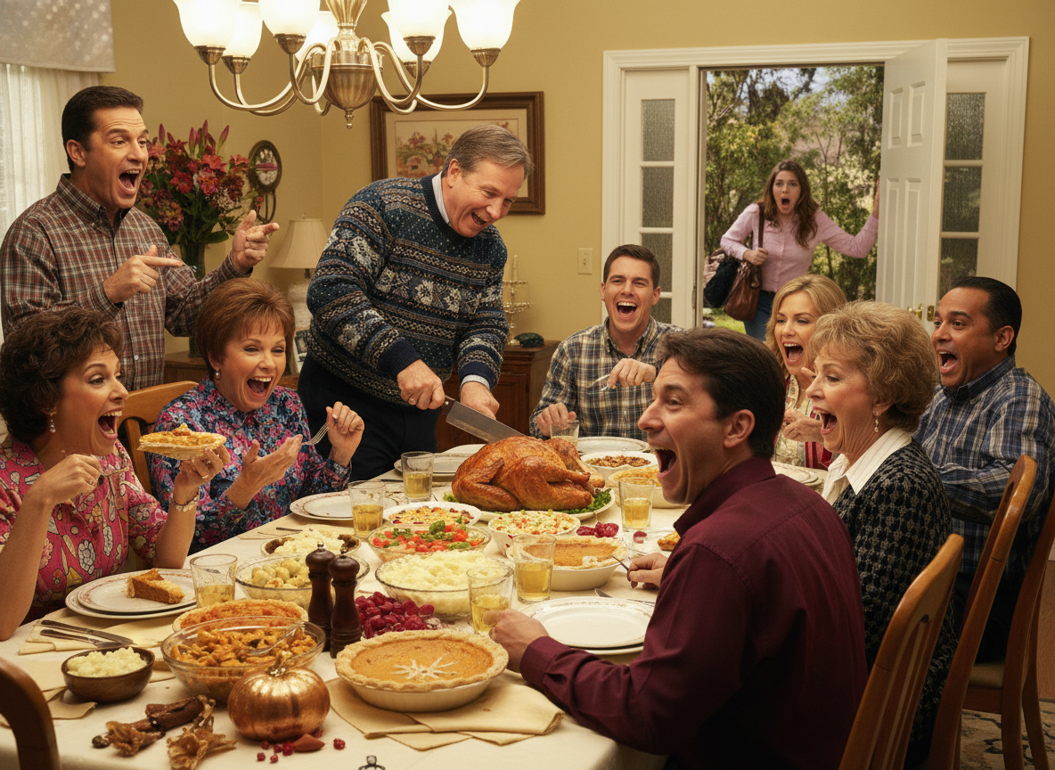 AITA We started eating Thanksgiving dinner without my sister. 