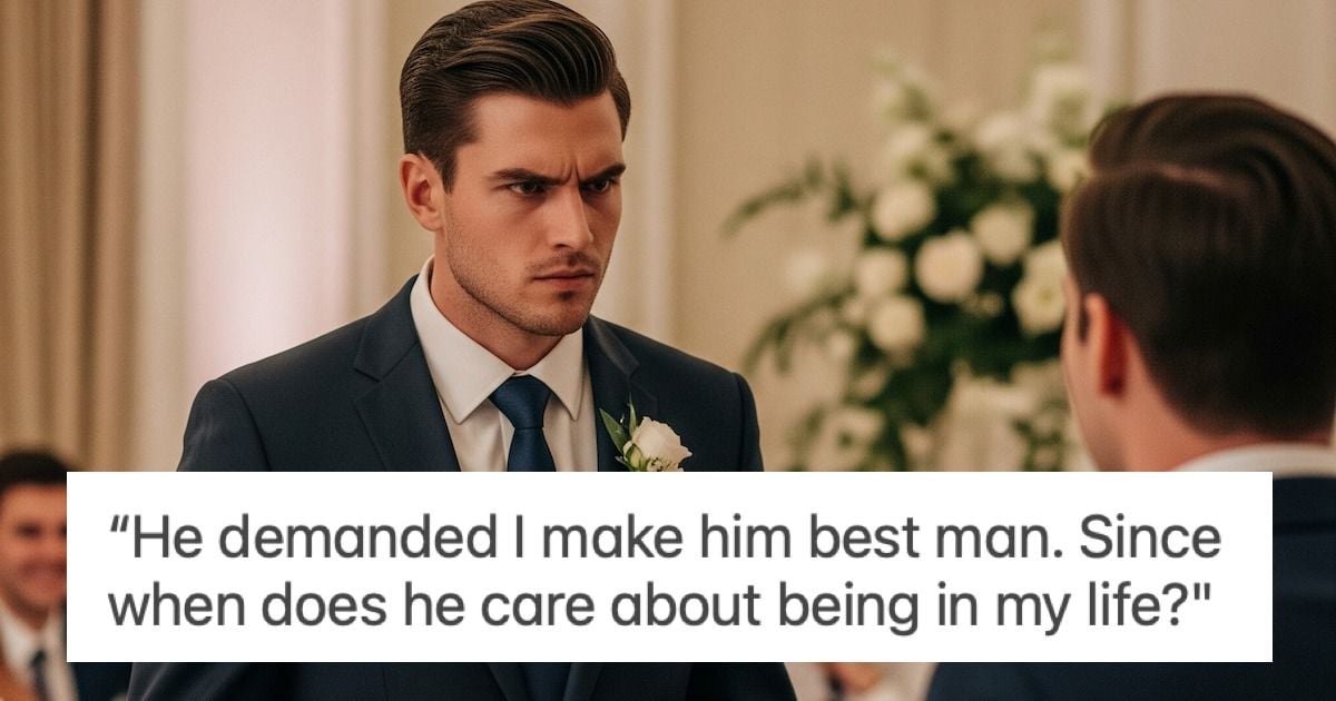 'AITA for choosing my best friend as my best man instead of my step brother?'