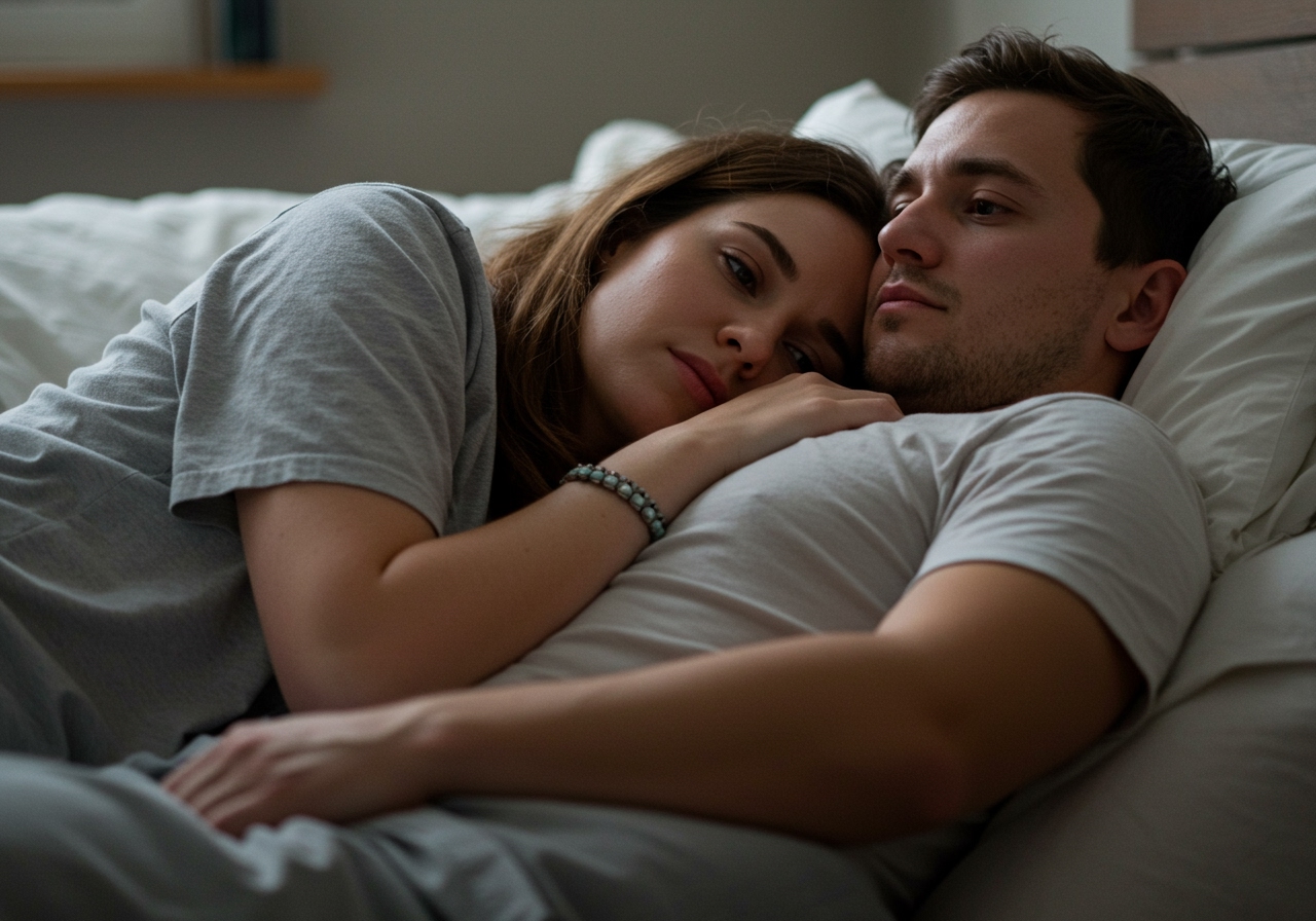 My gf lost her shit because I touched her while sleeping.