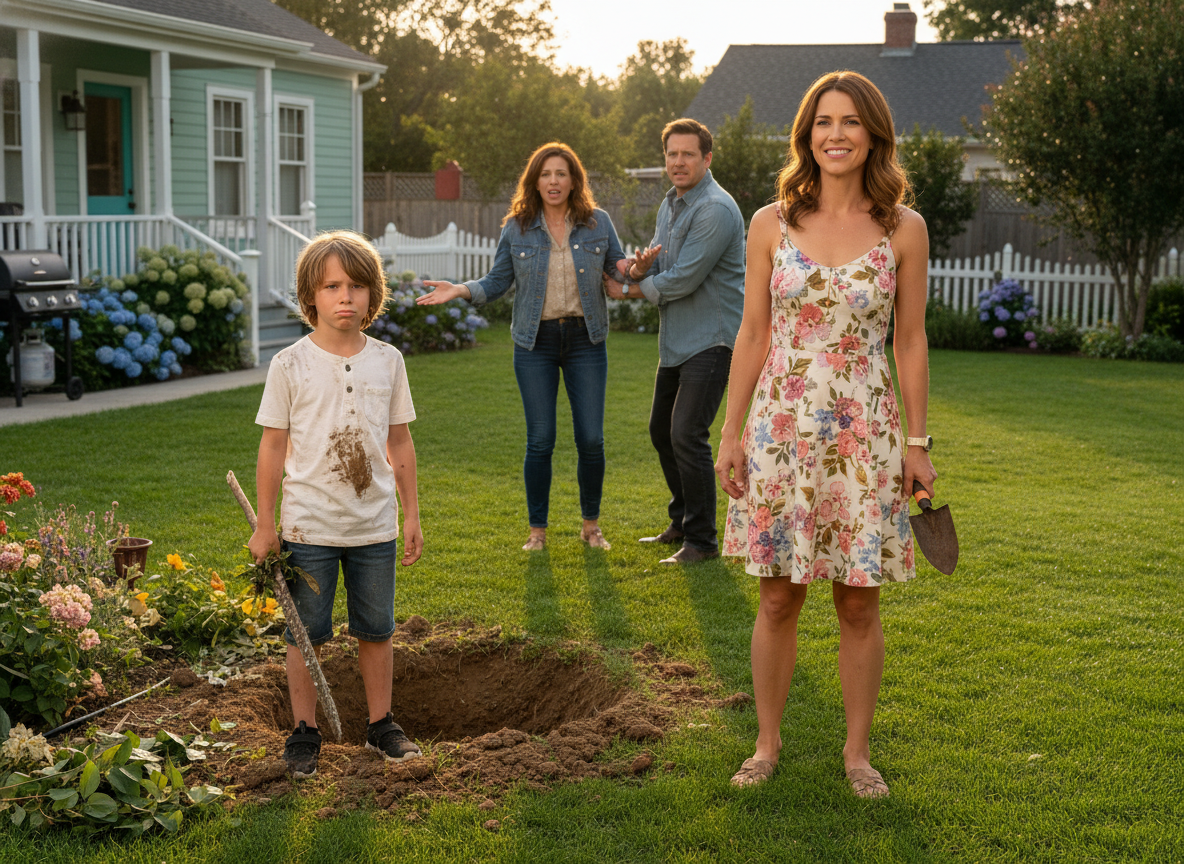 AITA for not letting my neighbor’s kid ruin my lawn in the name of imagination?