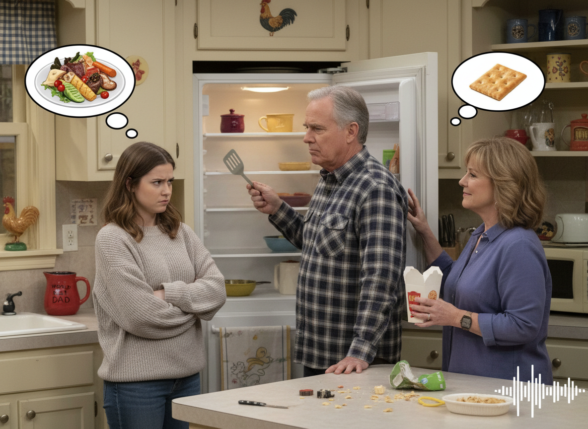 AITA for refusing to go to my dads unless I'm fed properly?