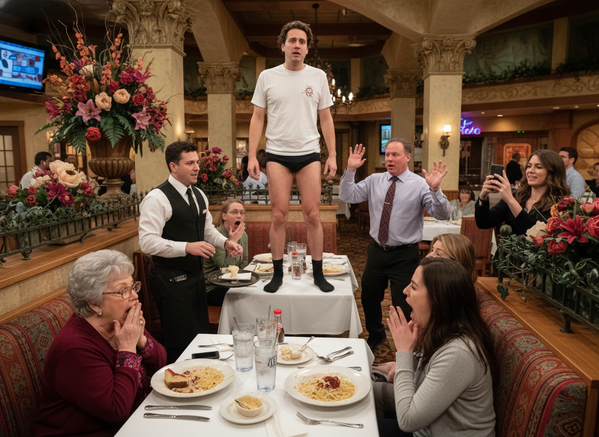 AITA for taking my clothes off at the Cheesecake Factory?
