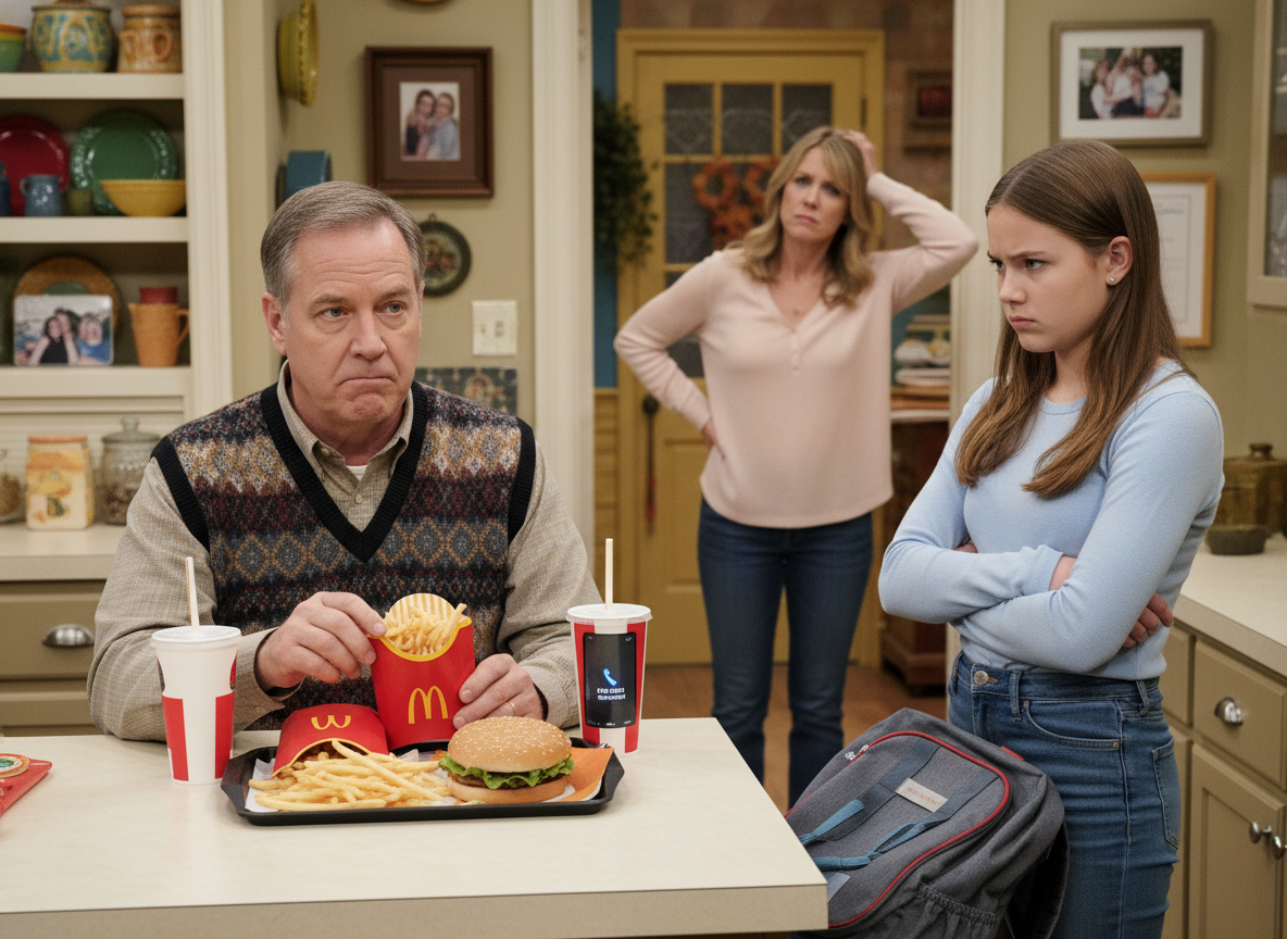 AITA for only buying myself McDonald's when my daughter hung up on my call?