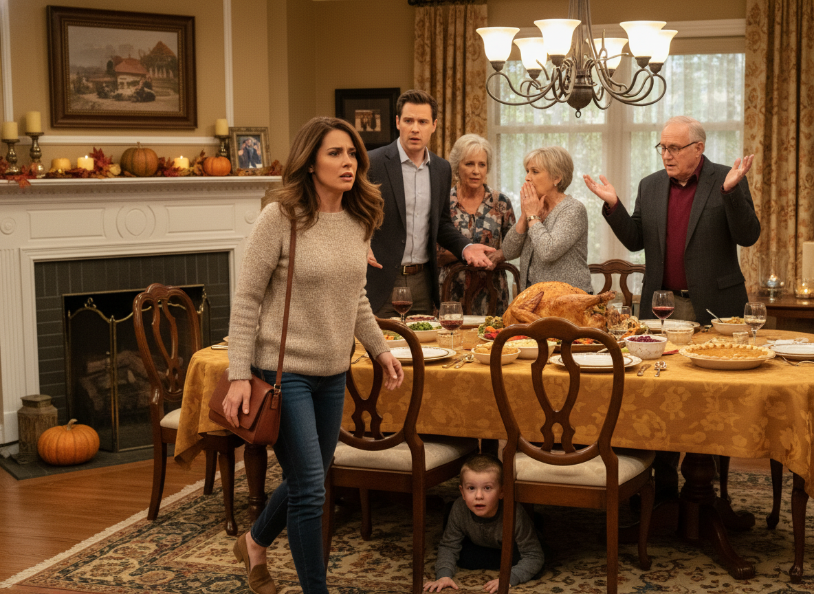 AITA for Walking Out of Thanksgiving Dinner Because My Ex-Fiancé Showed Up?